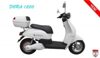 Elektrikli Bisiklet Dora 1200 Scooter (beyaz)