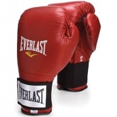 Everlast Profesyonel Deri Boks Eldiveni Krmz