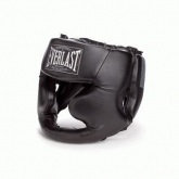 Everlast Tam Koruma Deri Boks Kask Siyah