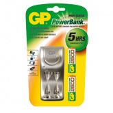 GP MINI QUICK POWERBANK ARJ CHAZI, 2 x AA 2500 MAH PL