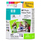 HP Q7966EE VALUEPACK (HP 363) 6|LI KARTU SET+FOTO KAIT 