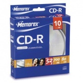 MEMOREX 52X 10|LU CD-R