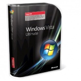 MICROSOFT WINDOWS VISTA ULTIMATE TRKE 66R-00413 UPGRADE DVD