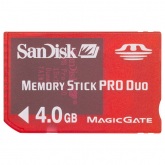 Sandisk MS PRO DUO Gaming 4096 MB SDMSG-4096-E12