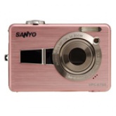 SANYO E760 Pembe Dijital Fotoraf Makinesi