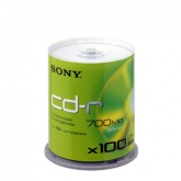 SONY 100CDQ80NSPMD 700 MB SPINDLE CD-R 100|L PAKET