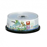 TDK DVD+R 8X 25|L CAKE BOX