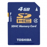 Toshiba 4 GB SDHC Card