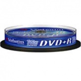 VERBATIM 16X DVD+R MAT 4,7GB 10|LU CAKEBOX